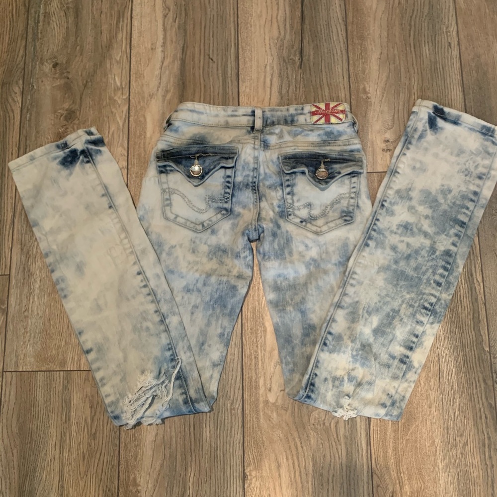 Machine-Acid Washed Jeans - Picture 6 of 6